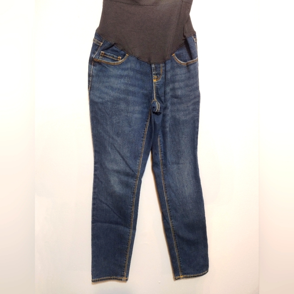 Old Navy Maternity Straight Jeans Big Belly Band